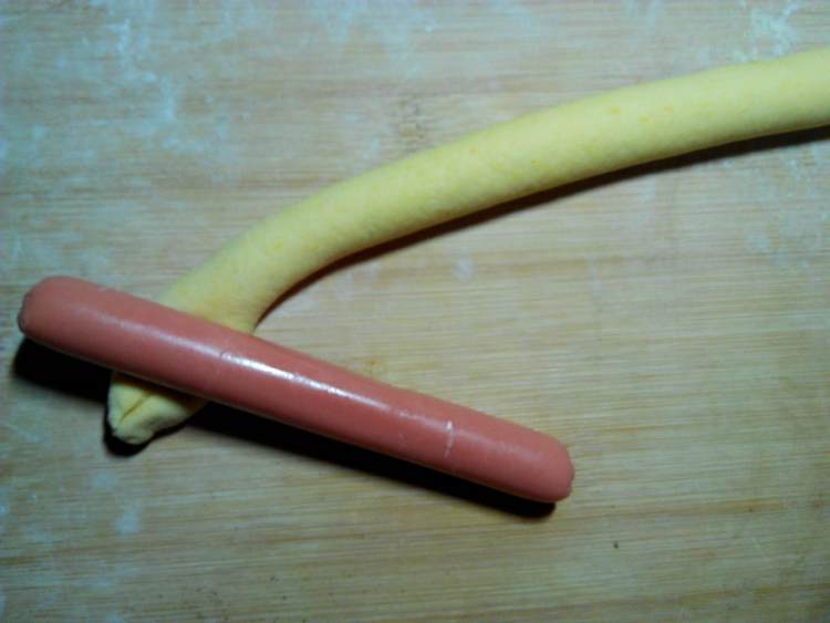 南瓜火腿肠卷步骤10