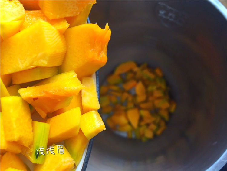 南瓜糙米米糊步骤2