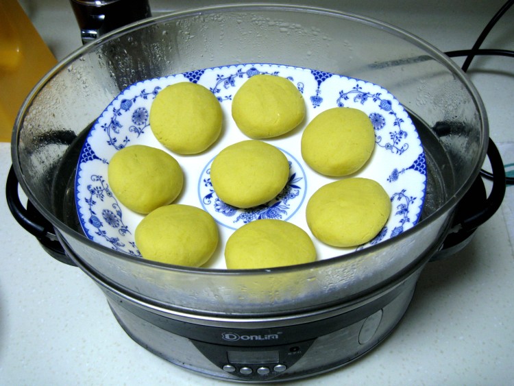玉米南瓜饼步骤7