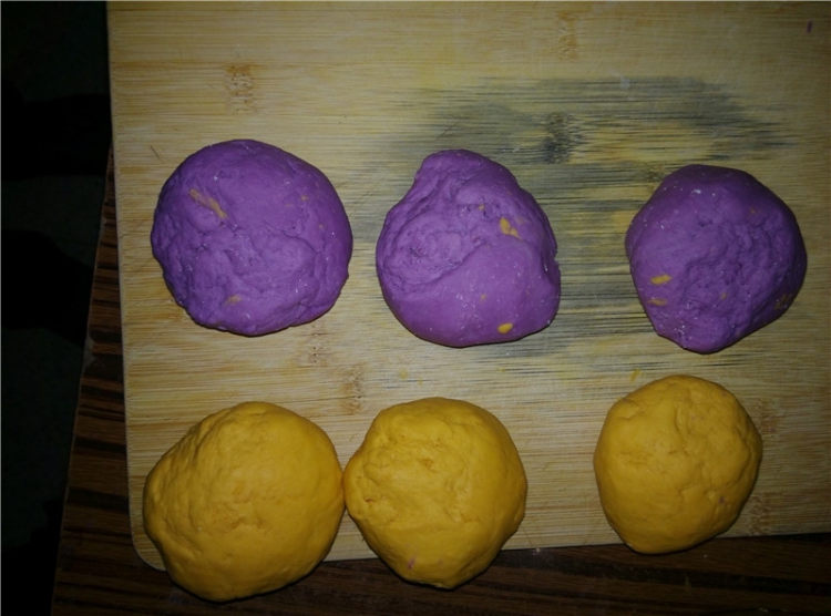 南瓜紫薯发糕步骤5