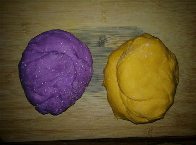 南瓜紫薯发糕步骤4