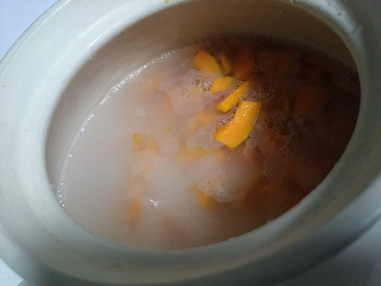 南瓜海蟹粥步骤5