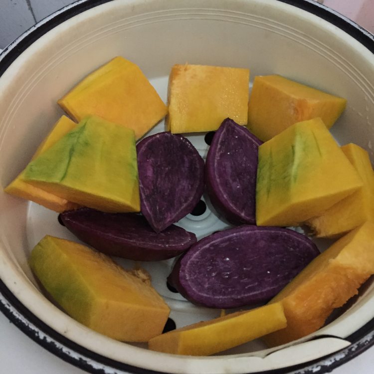 紫薯馅南瓜饼步骤1