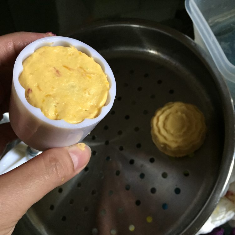 紫薯馅南瓜饼步骤5