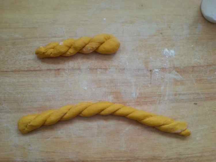 南瓜麻花步骤8