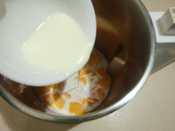 奶油南瓜米糊步骤6