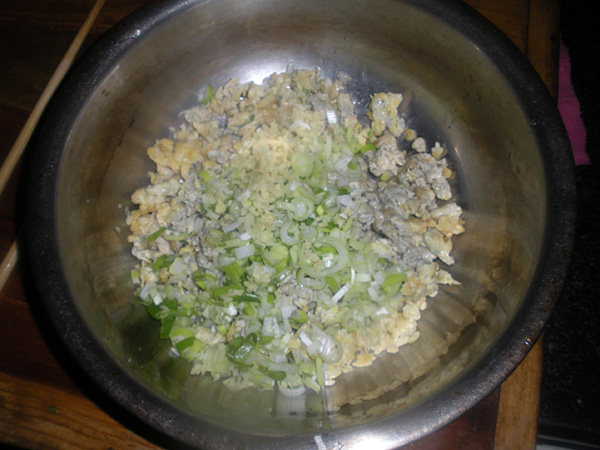 南瓜韭菜鸡蛋素水饺步骤9