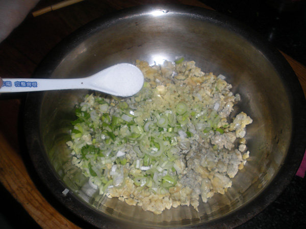 南瓜韭菜鸡蛋素水饺步骤10