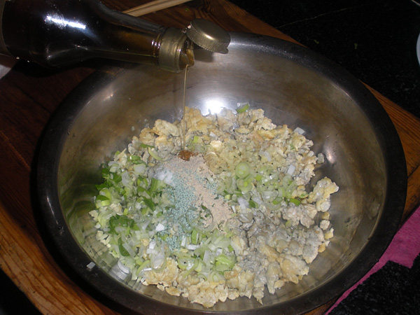 南瓜韭菜鸡蛋素水饺步骤13