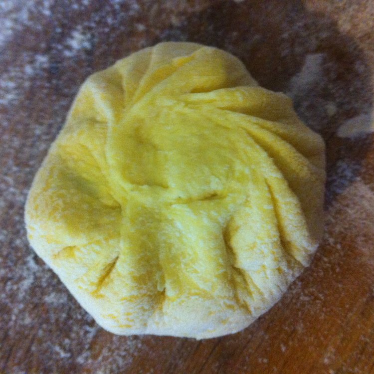 发面南瓜紫薯饼步骤9