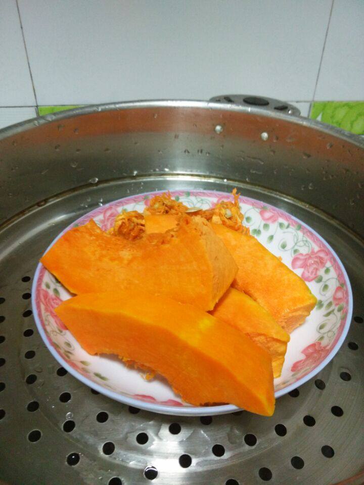 南瓜淋饼步骤2
