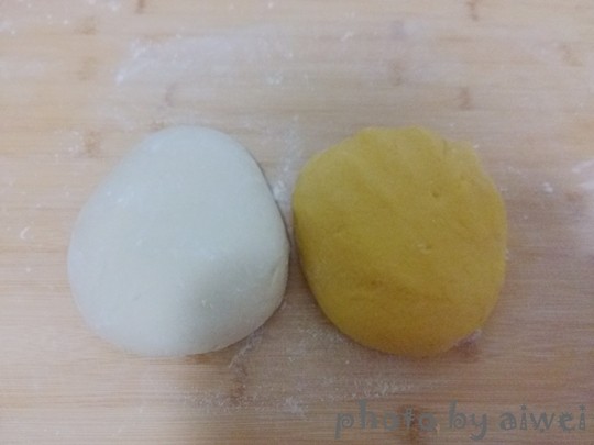 南瓜蜜豆绣球包步骤5