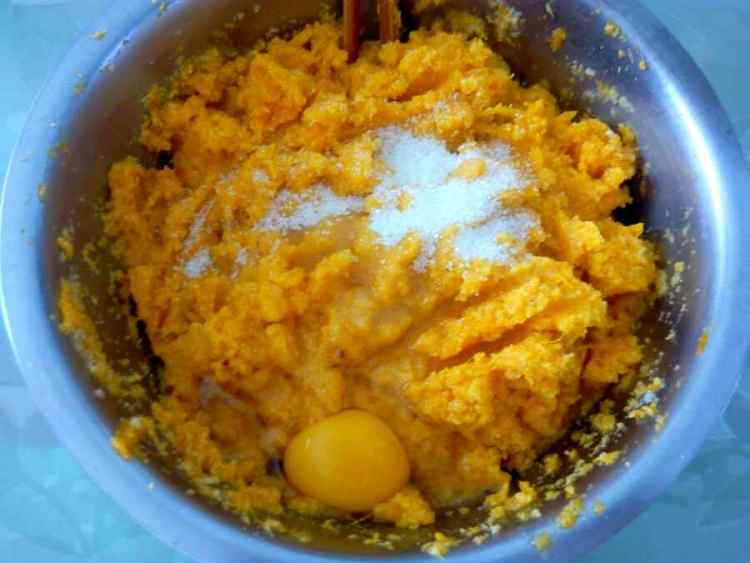 南瓜豆渣饼步骤4