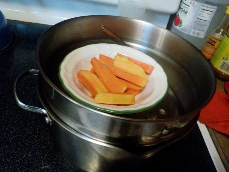 南瓜叶饼步骤2