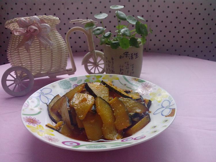 酱炒南瓜片步骤9