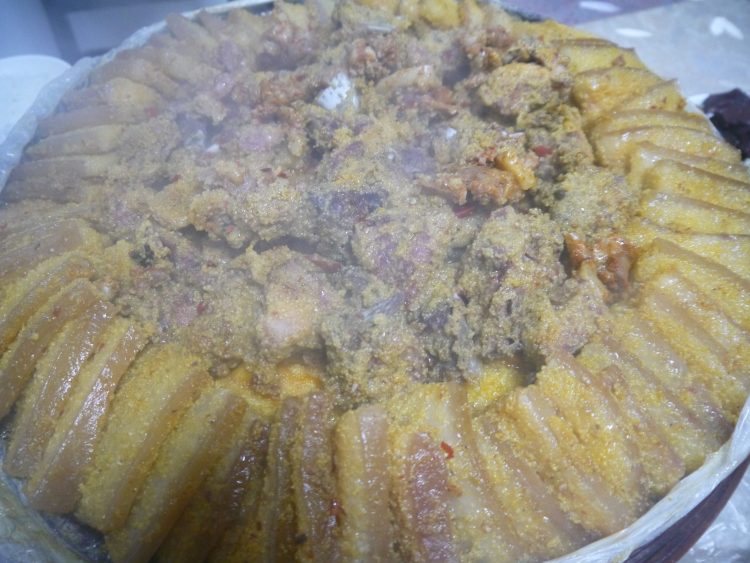 土家大格子蒸肉步骤5