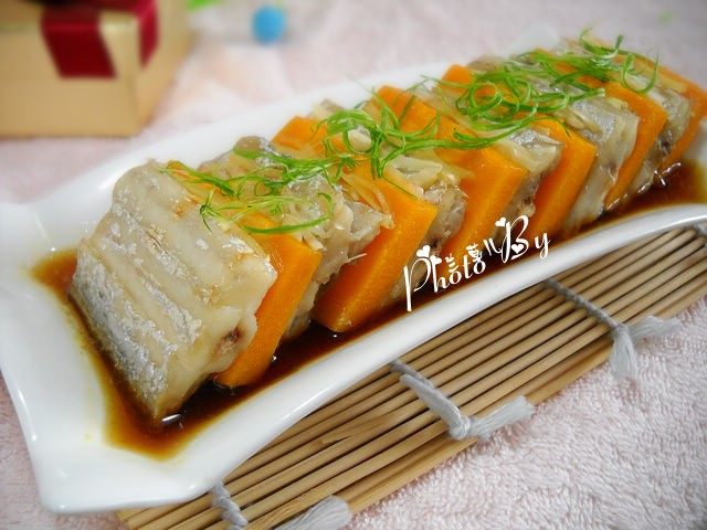南瓜蒸带鱼步骤7