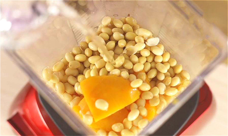 南瓜豆糊步骤2