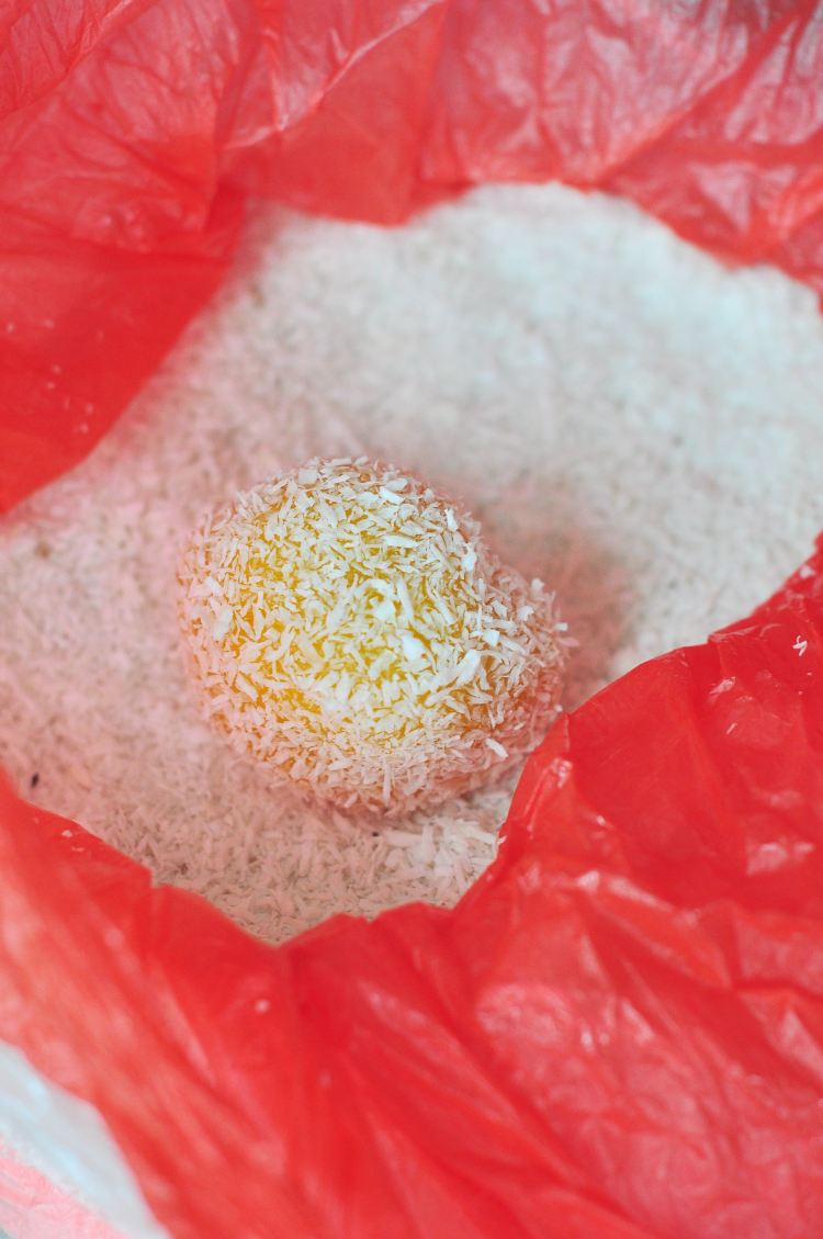 火龙果糯米糍步骤9
