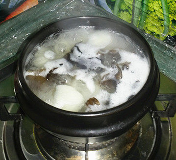 山药南瓜咸肉煲步骤6