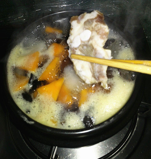 山药南瓜咸肉煲步骤10