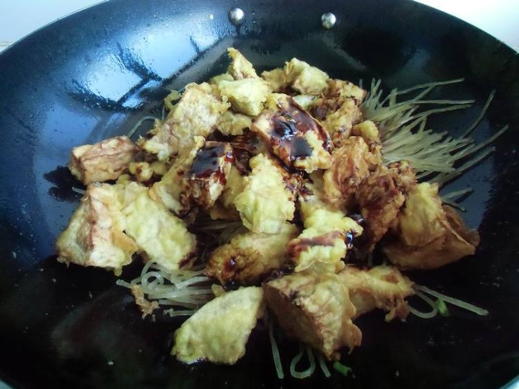 茄子烧粉条步骤10