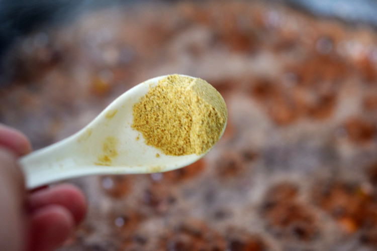 茄子墨鱼豆打卤面步骤11