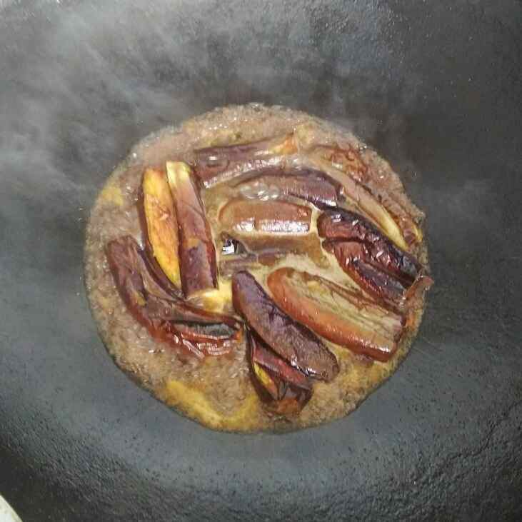酥子叶味酱茄子步骤9