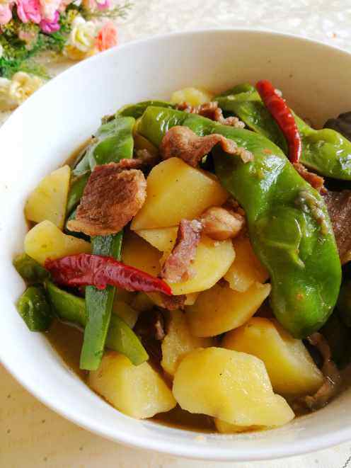 茄子土豆炖豆角步骤8