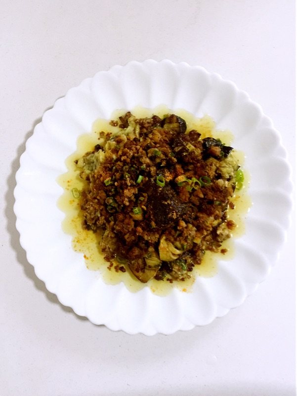 孜然肉末烤茄子步骤7