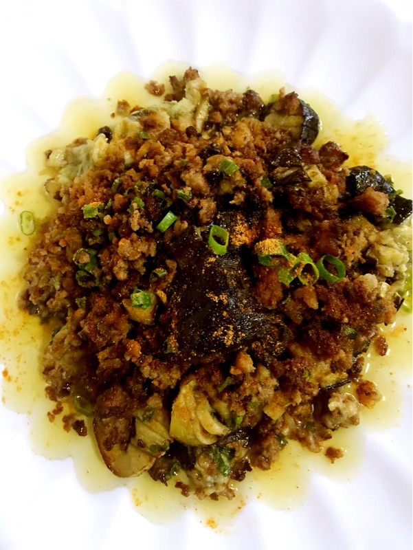 孜然肉末烤茄子步骤9