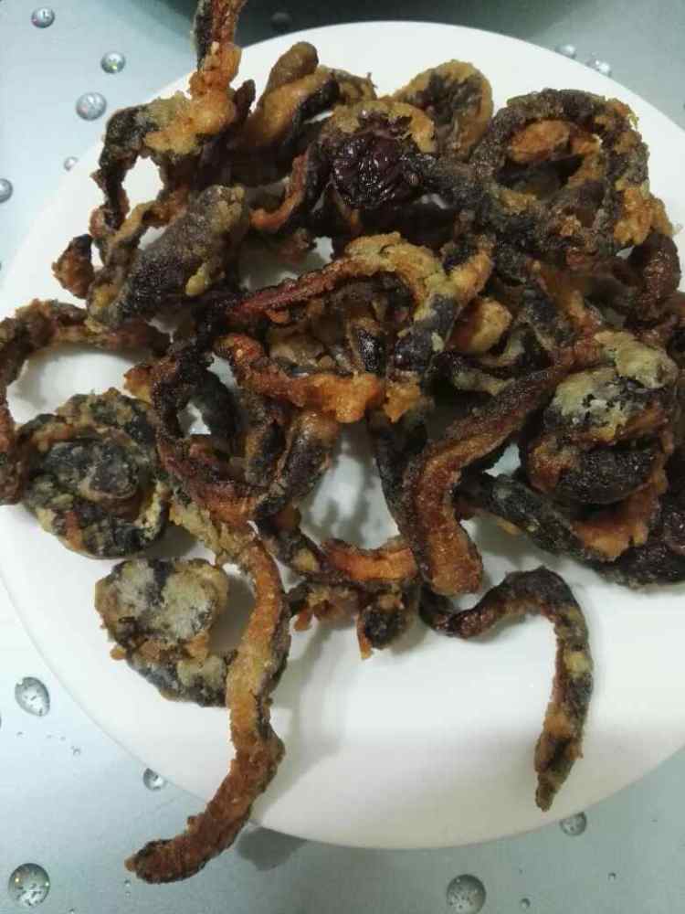香辣脆鳝拼茄子步骤12