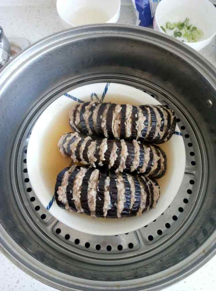 蒸茄龙步骤8