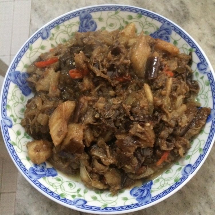 蒜香茄泥步骤7