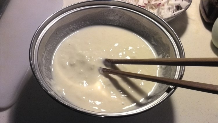 家常炸茄盒步骤4