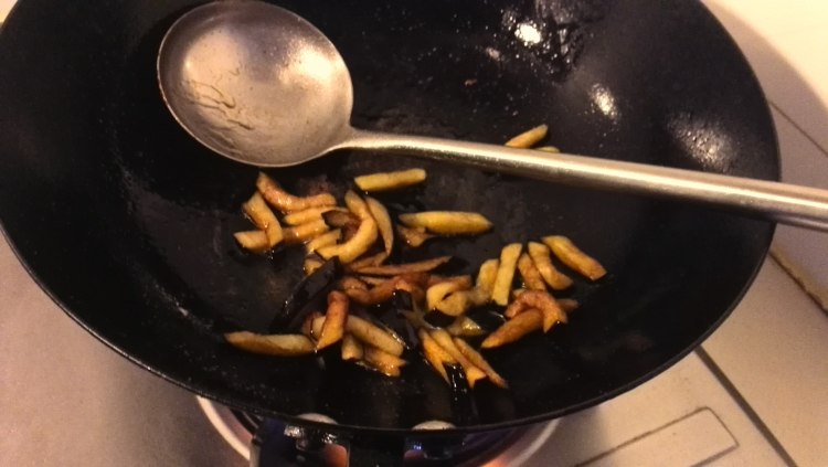 茄子炒饭步骤8