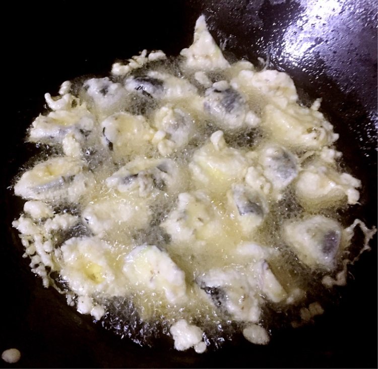 酥炸孜然茄宝步骤8