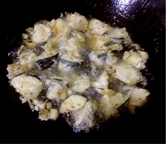 酥炸孜然茄宝步骤9