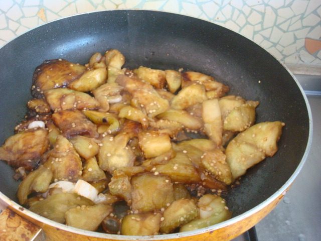 素烧茄子步骤8