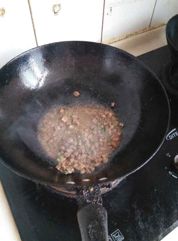 茄子牛肉酱凉面#新鲜步骤4