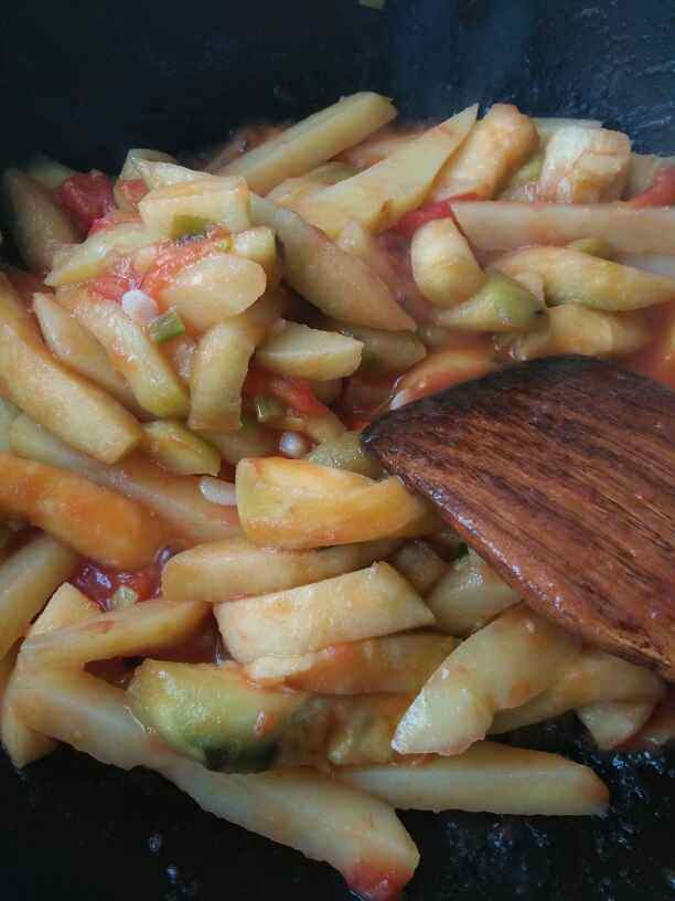 土豆炖茄子#新鲜从这步骤7