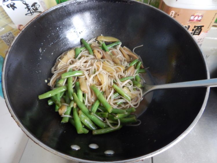 茄子豆角烧粉条步骤12
