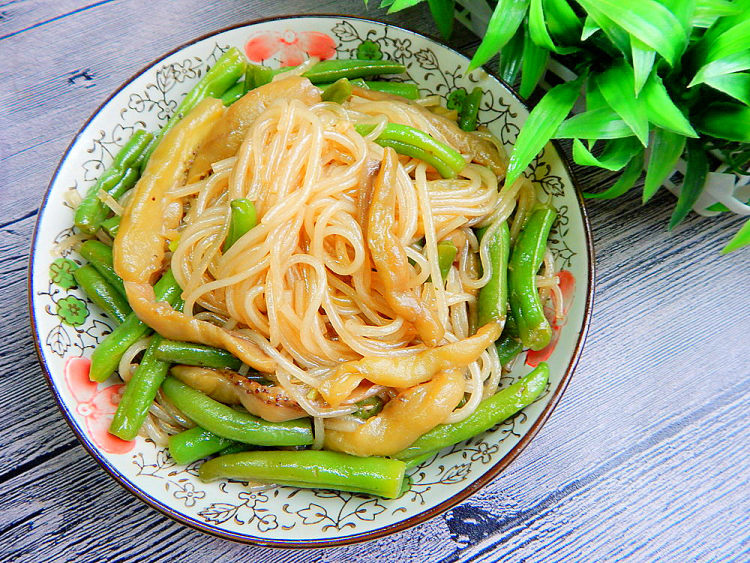 茄子豆角烧粉条步骤14
