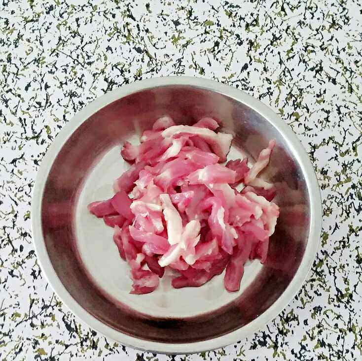肉丝虾米茄子步骤2