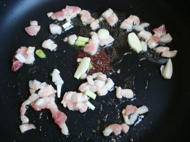 肉末炒茄子豇豆＃新鲜步骤7