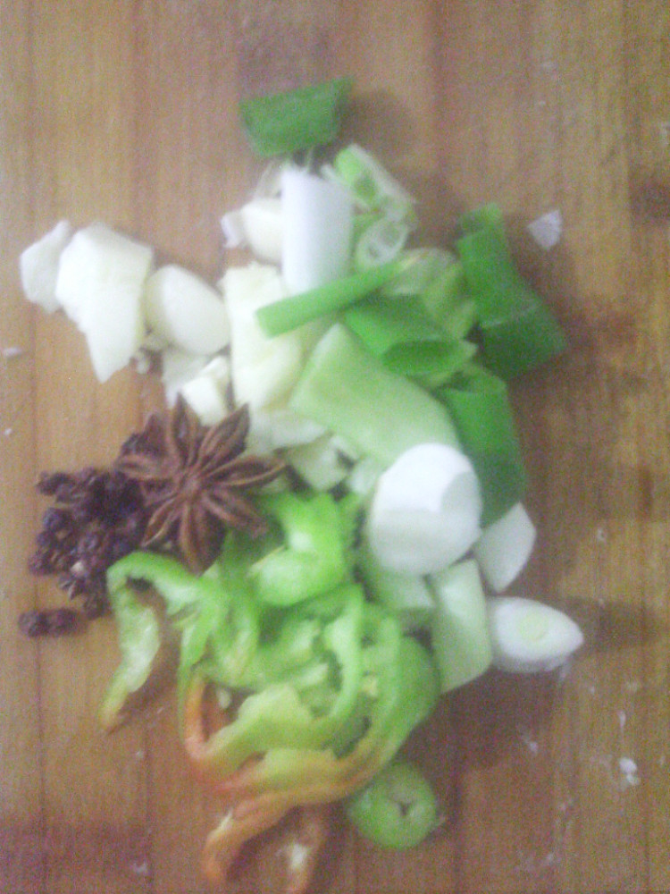 肉煸番茄茄条步骤4