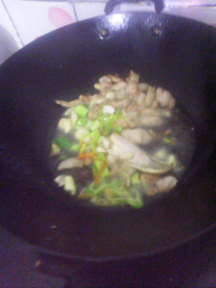 肉煸番茄茄条步骤7