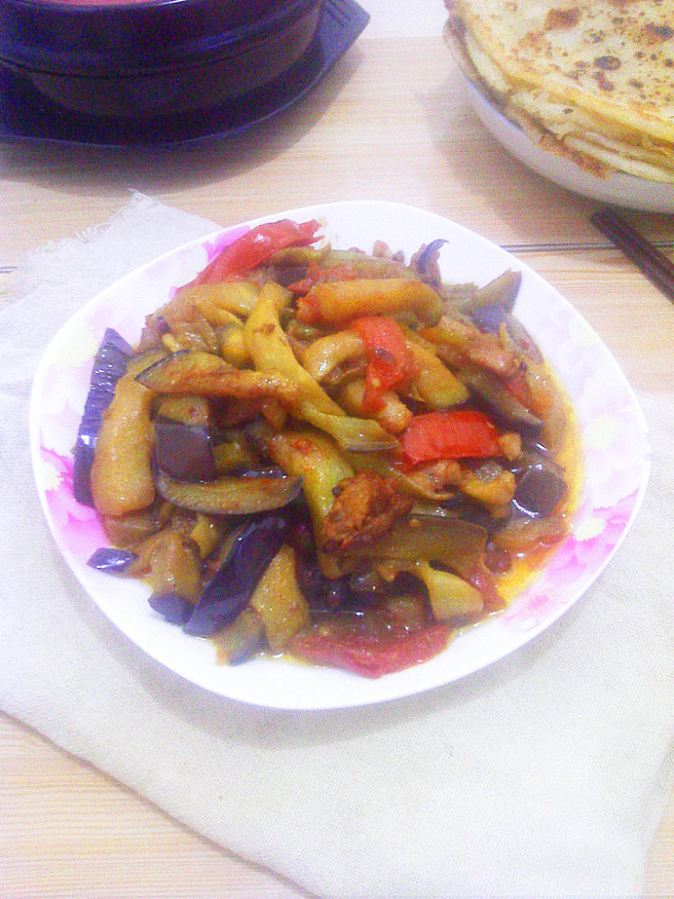 肉煸番茄茄条步骤11