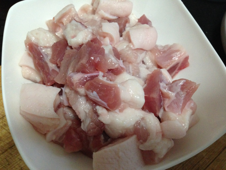 茄子肉丁手擀面步骤2