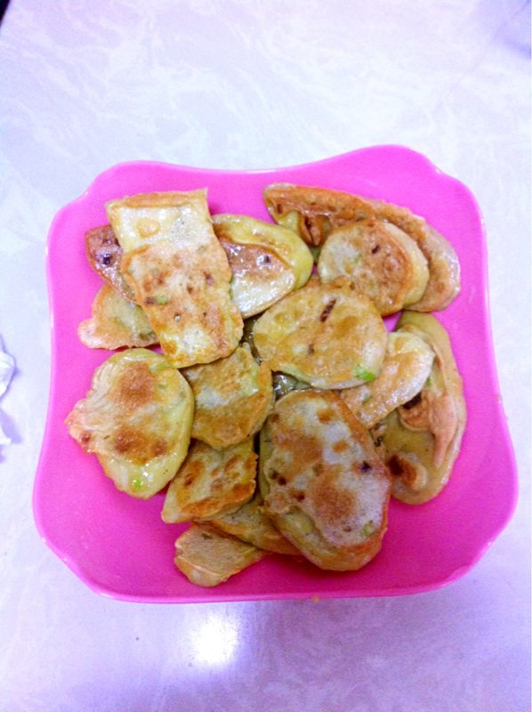 煎茄饼步骤5